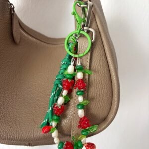 Wild Raspberry Bag Charm